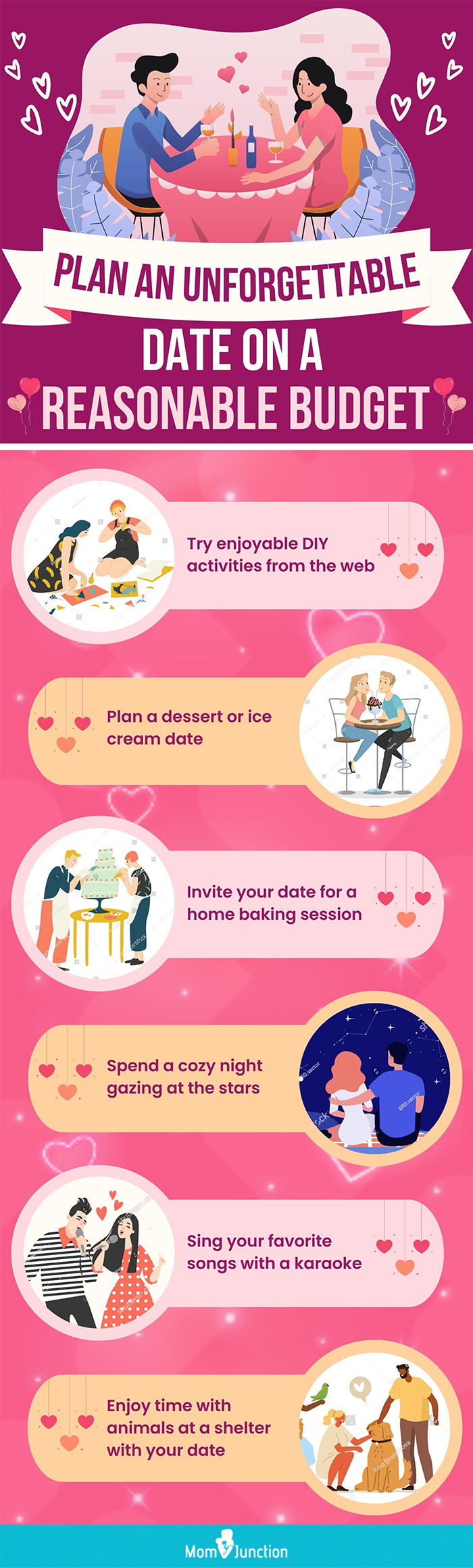 plan an unforgettable date reasonable budget (infographic)