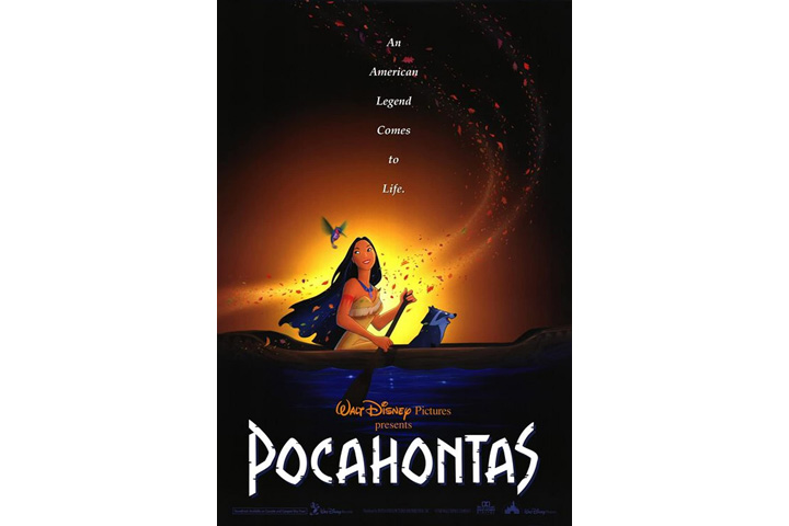 Pocahontas, Thanksgiving movies for kids