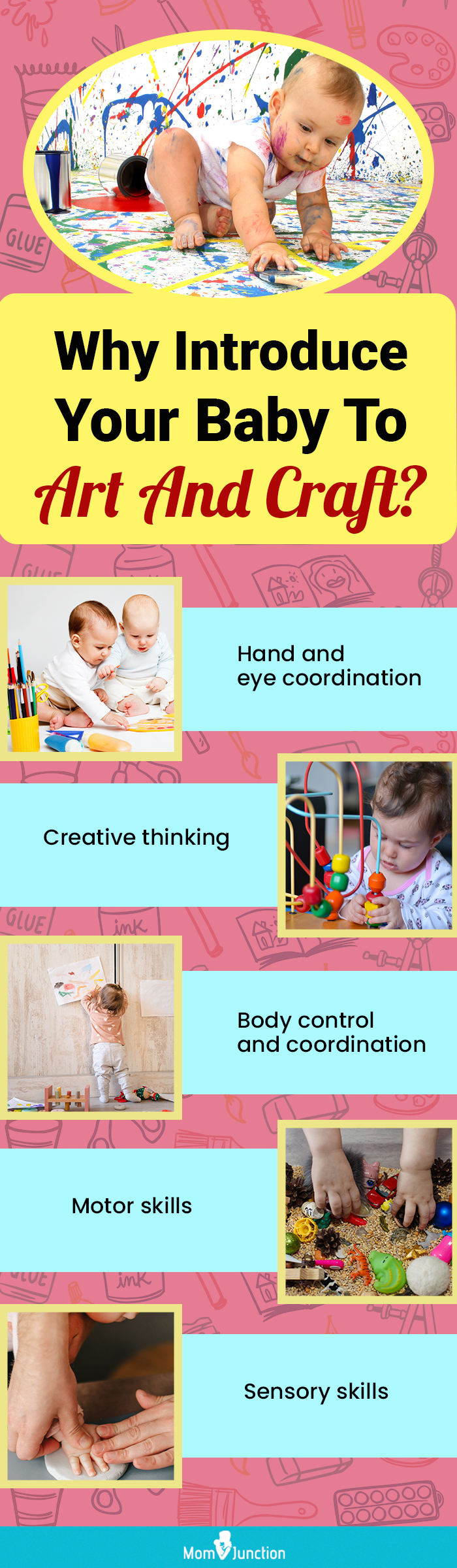 benefits of art and craft for babies (infographic)