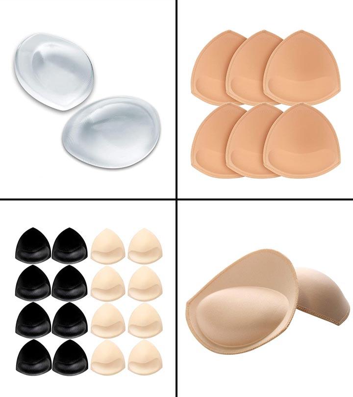 6 Pairs Bra Pads Inserts Removable Bra Pads Sports Cups Bra