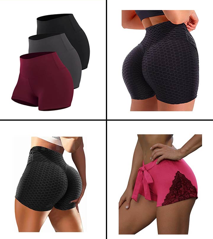 Sexy Booty Shorts for Women High Waisted Cut Out Twerk Shorts Butt