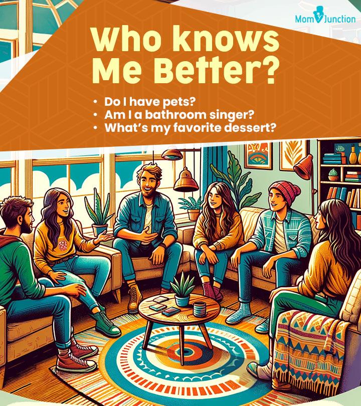 A group of friends are discussing
