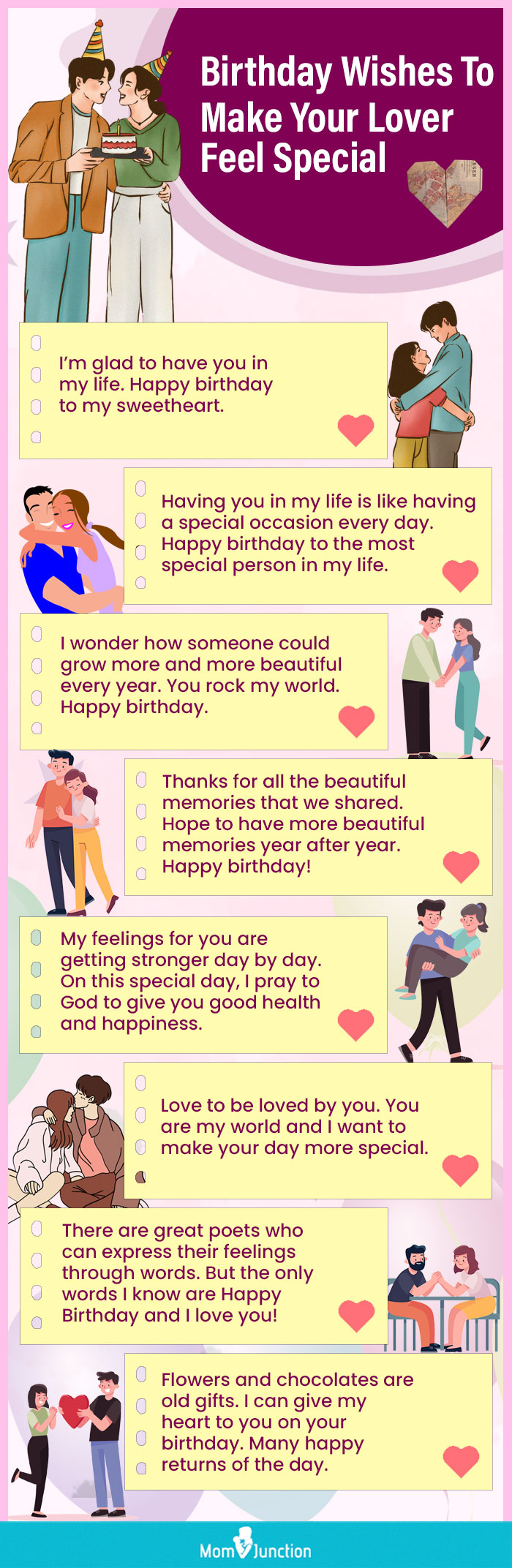 220+ Romantic And Special Happy Birthday Wishes For Lover
