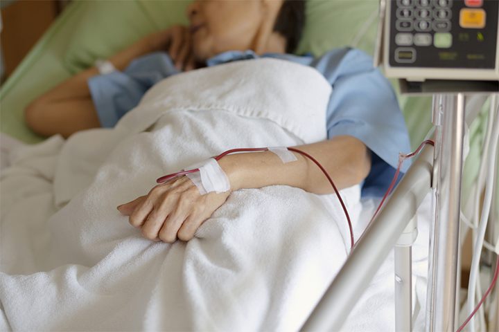 Blood transfusion for women with circulatory problems