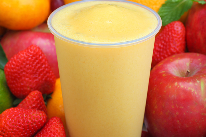 Citrus smoothie for toddlers