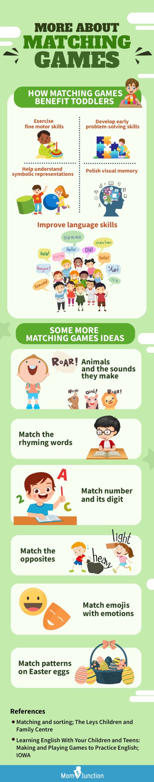 Matching games for Toddlers - Online & Free