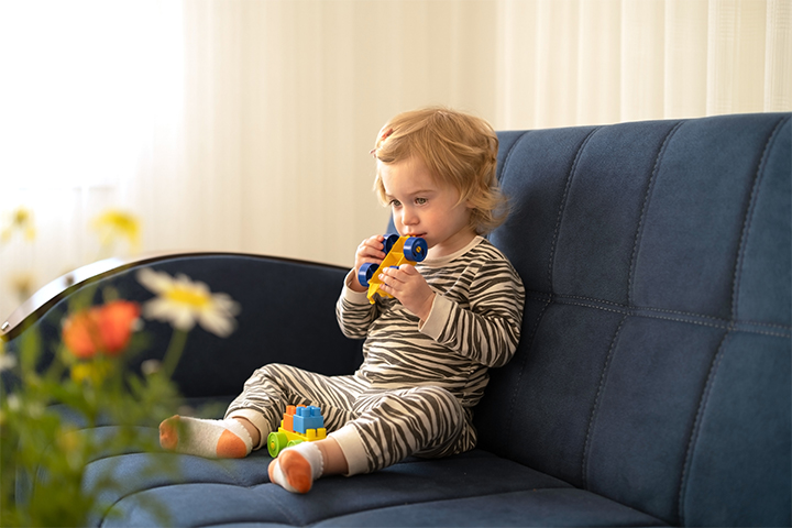Teething is another reason for toddler waking up at night