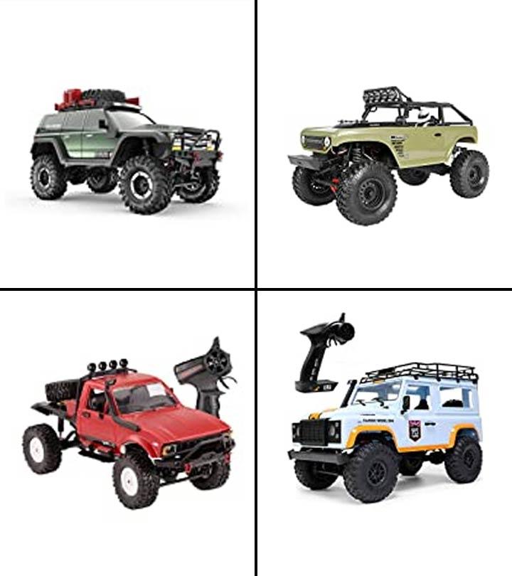 LAEGENDARY Grando 1:10 Scale RTR RC Remote Control Rock Crawler, Blue-Green