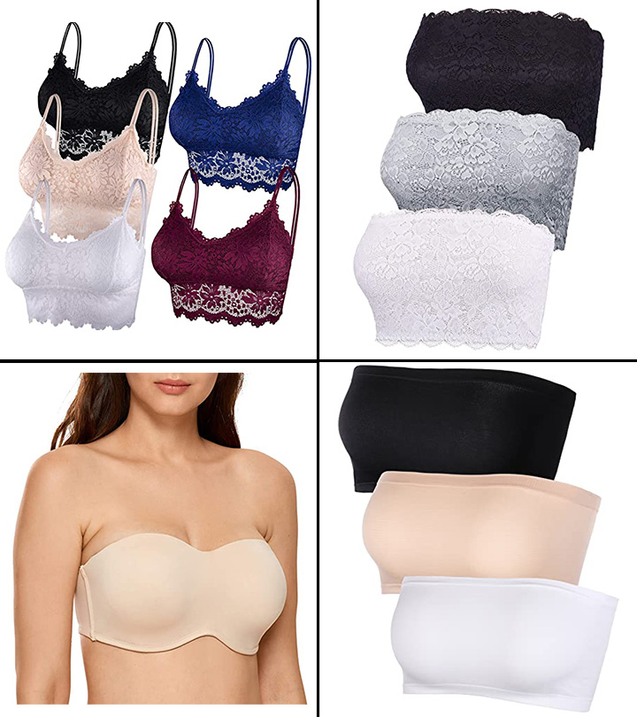 Women's Unlined Strapless Bra for Sizes Minimizer Invisible Seamless  Underwire Large Bust Bandeau Strapless Bra for Large Bust