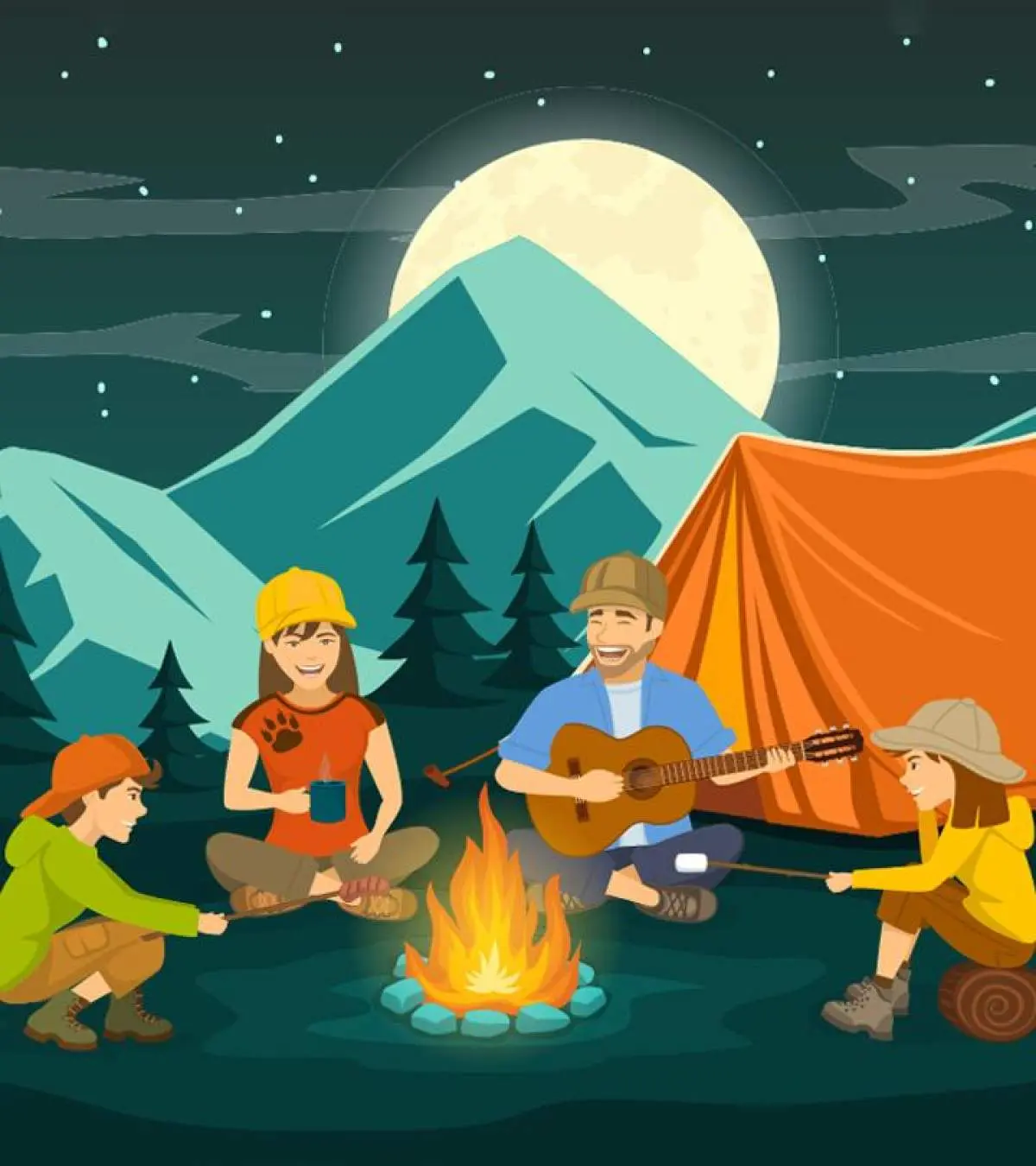 24 Camp Songs For Kids To Sing Around The Campfire 24-camp-songs-for-kids-to-sing-around-the-campfire