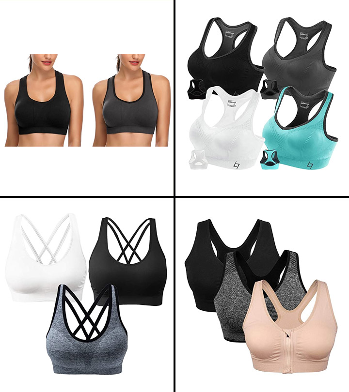 Wireless High Impact Sports Bra for Large Bust for Sagging Breasts
