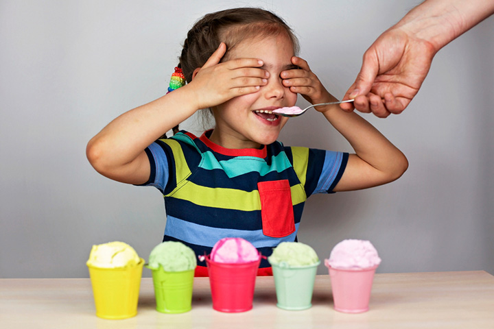 Ice cream test, 5 senses activity for preschoolers