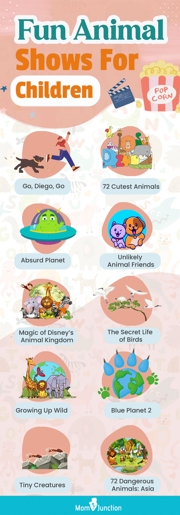 fun animal shows for your kid (infographic)