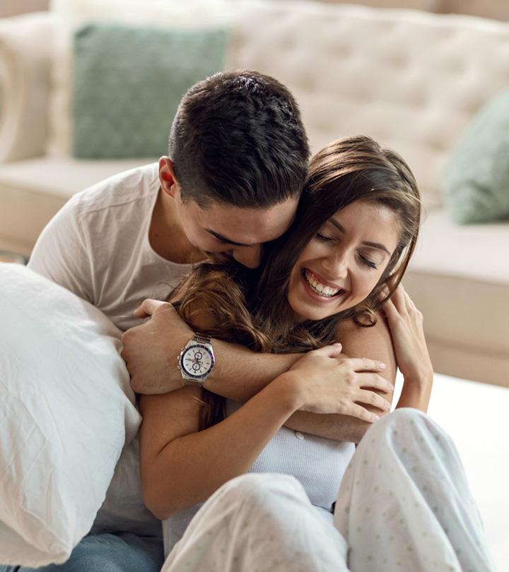 A couple living together before their marriage