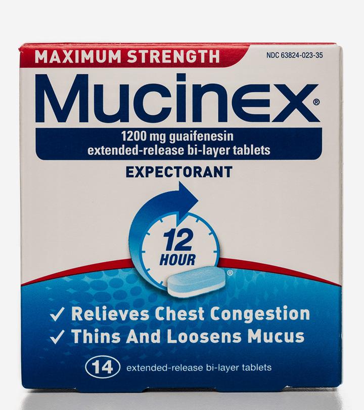 Mucinex tablets box