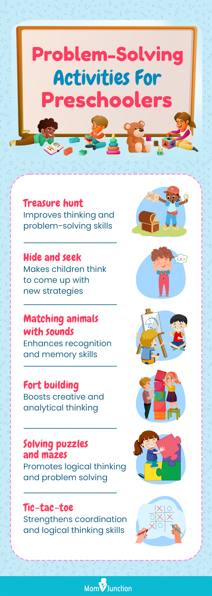 problem-solving activities for preschoolers (infographic)