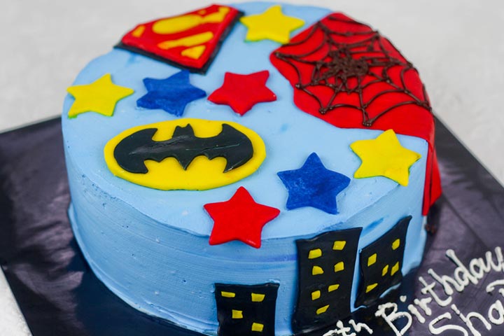 Superhero Smash Cake Ideas For 1st Birthday