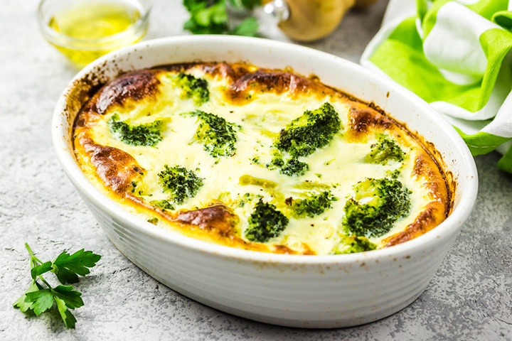 Broccoli and brown rice kid-friendly casserole recipe