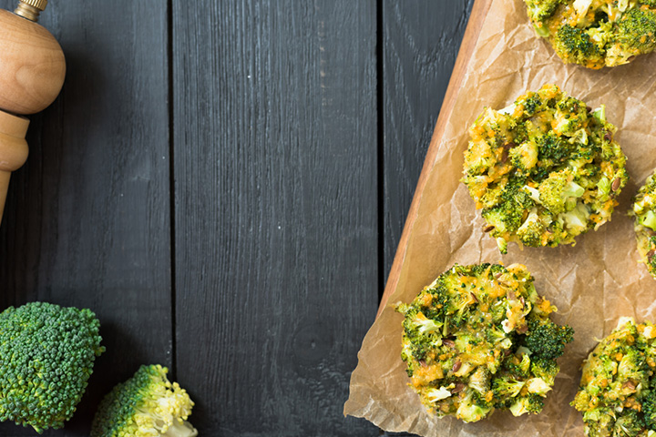 Cheesy broccoli bites healthy snacks for kids