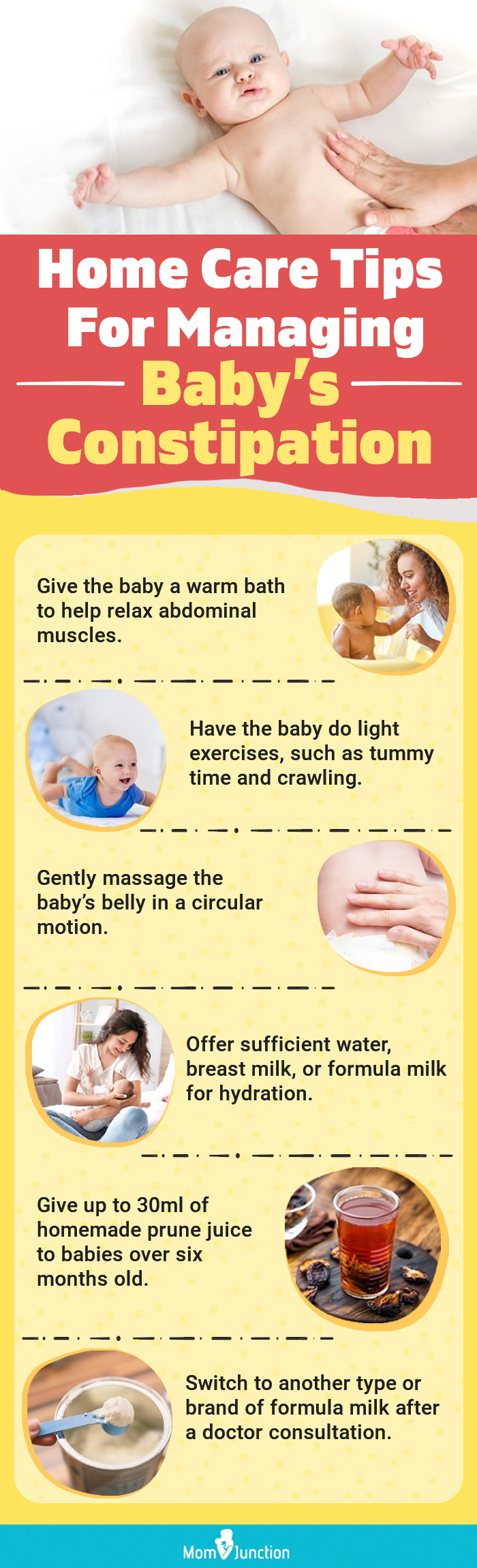 how to relieve constipation in babies quickly home remedies