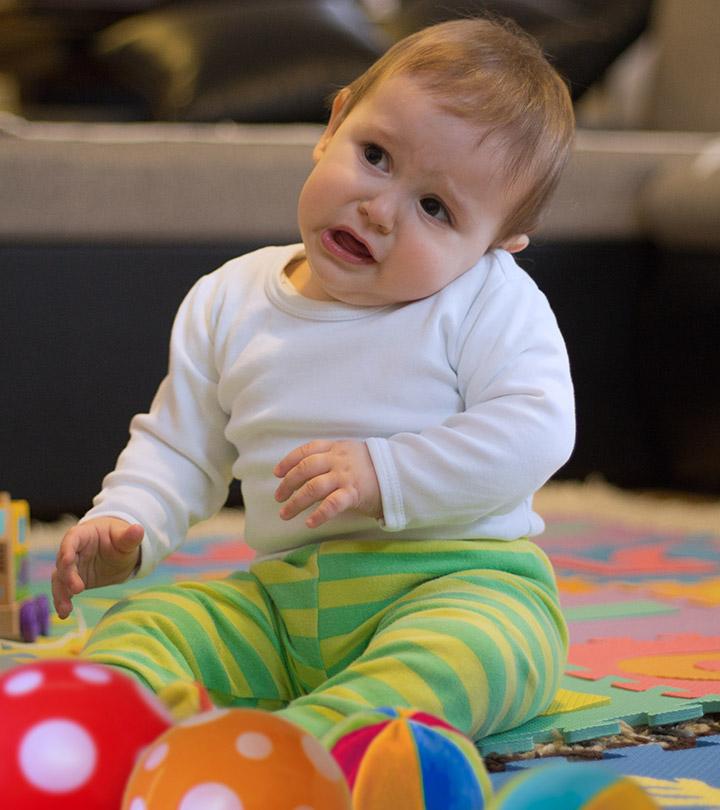 Baby Suffering From Ear Infection
