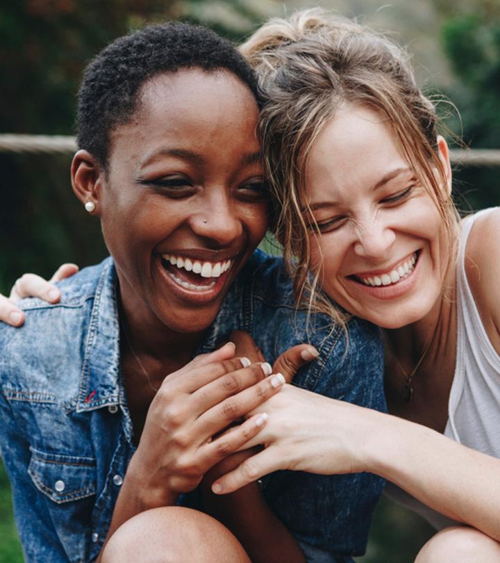 Friends Laughing At Funny Jokes
