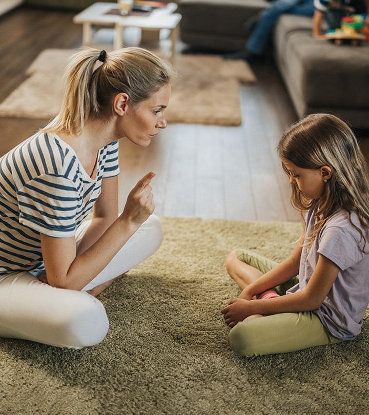 A Mother Disciplining Her Child