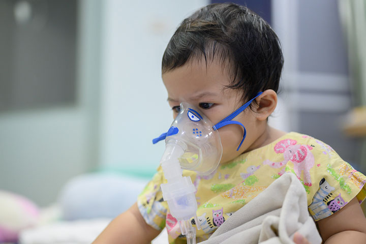 Babies with respiratory infections gasp due to breathing difficulty