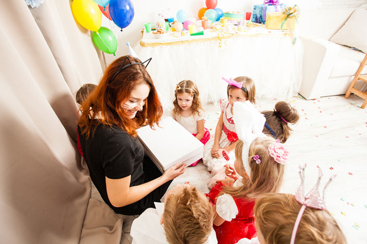 Organize games for 5-year old birthday party