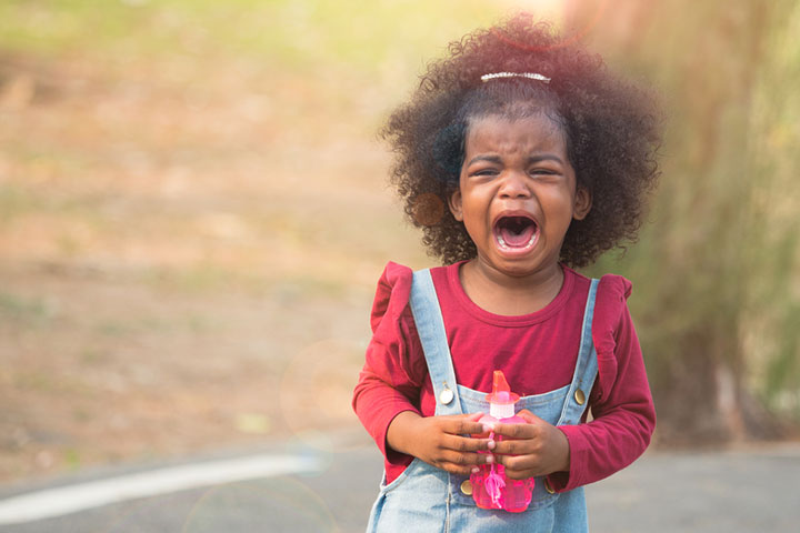 Stubborn children throw tantrums more often
