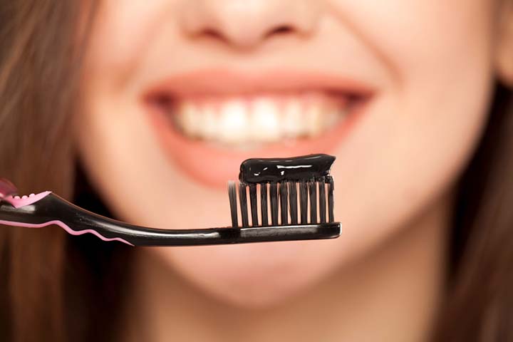 Activated charcoal can be used for teeth whitening during pregnancy