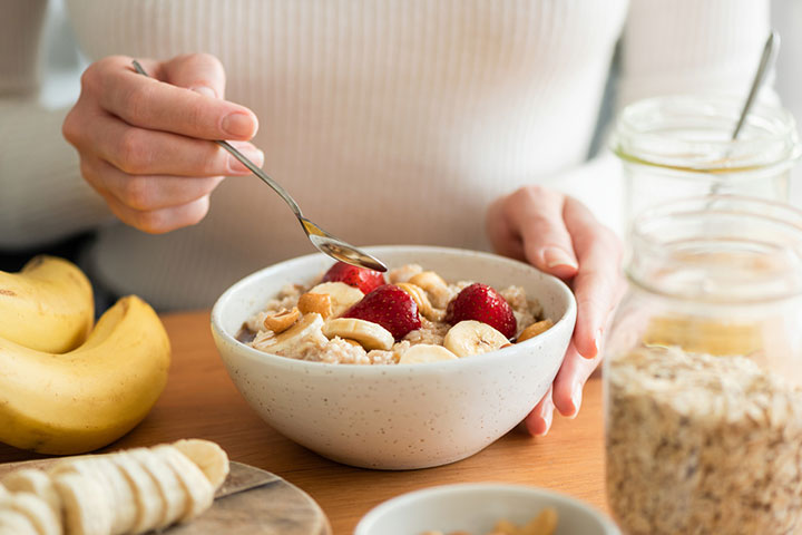 Add some fresh or dried fruits to your usual eating cereal