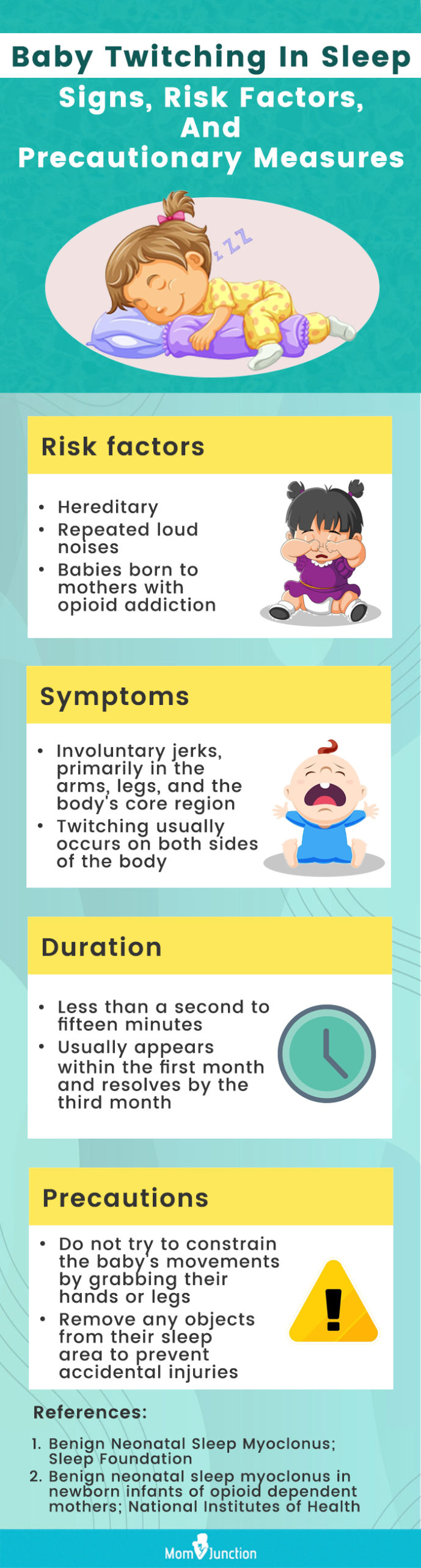 more on baby twitching in sleep (infographic)