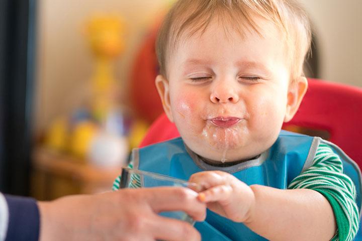 Blowing raspberries is the start of speach development