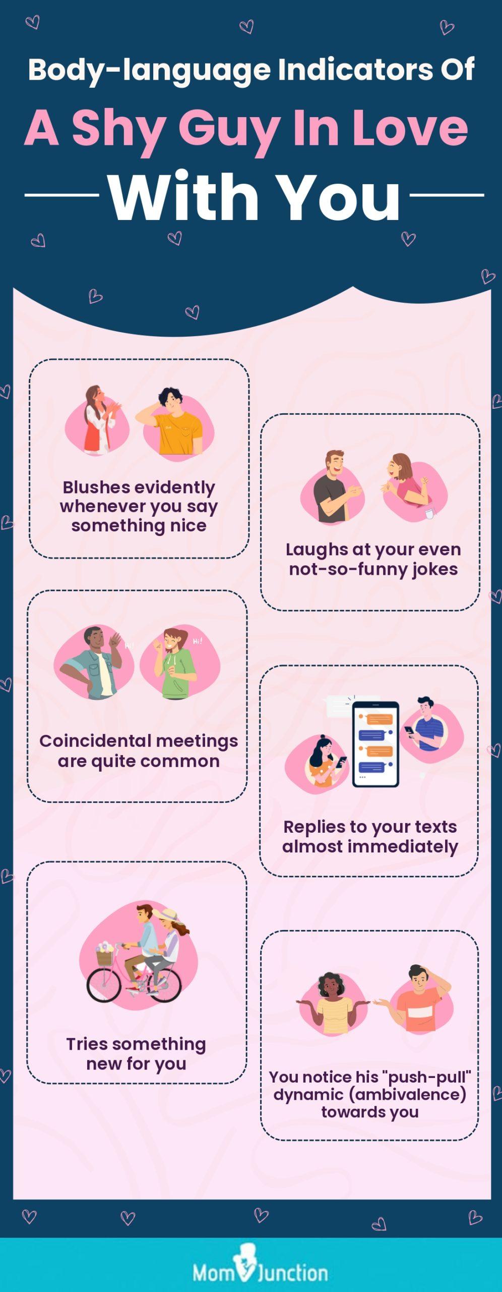 27 Clear Signs A Shy Guy Likes You Secretly