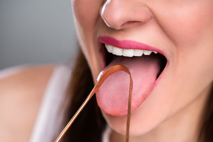 Clean your tongue as it shelters bacteria that might cause halitosis
