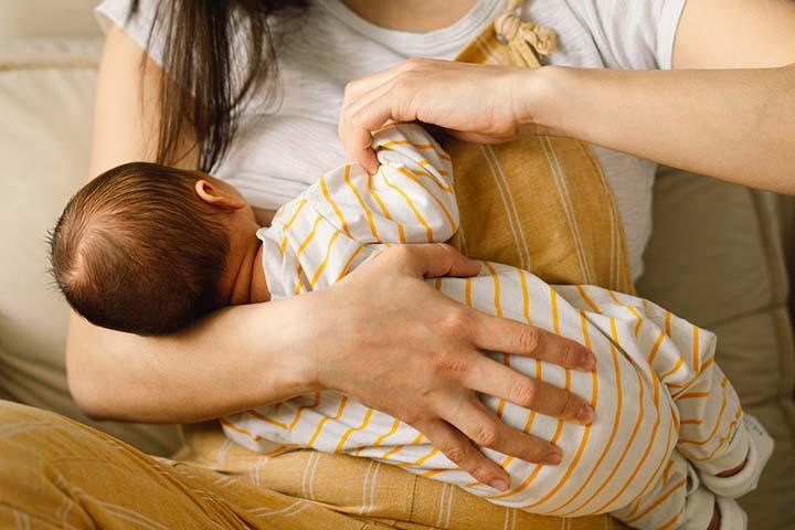 Feed your baby only breast milk for the first six months