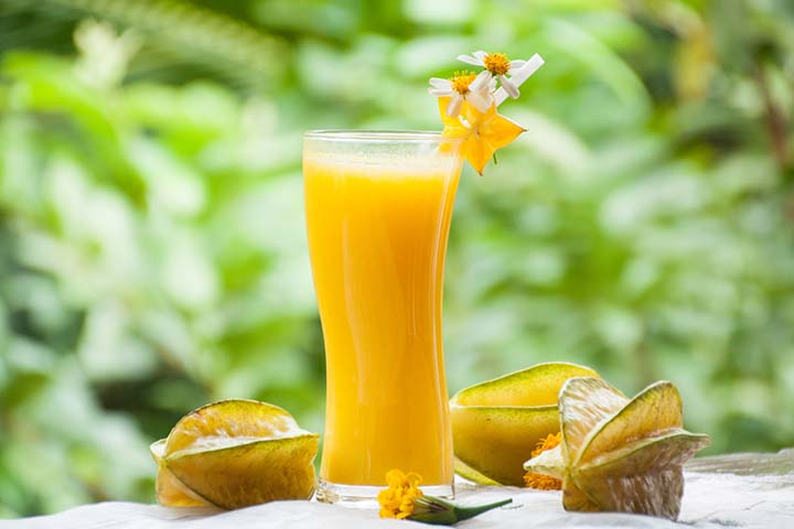 Fresh star fruit juice prevents and cures throat and mouth infection effectively 