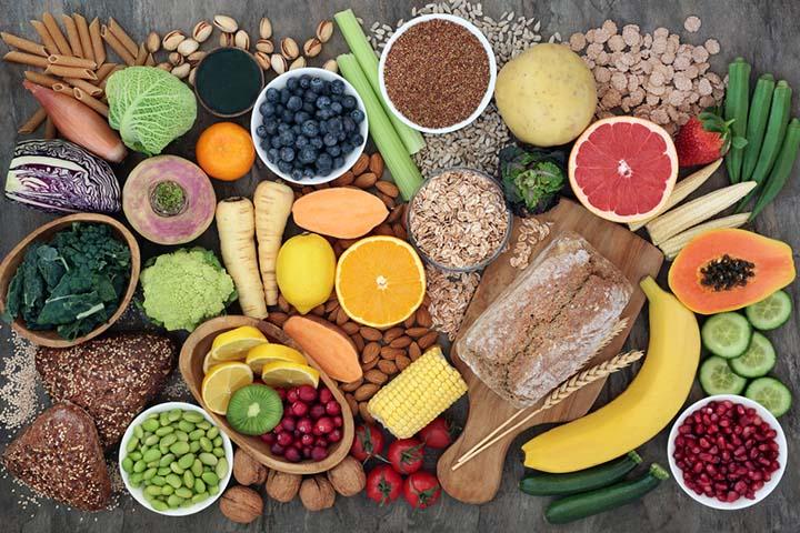 Give toddlers and children a high fiber diet to treat constipation
