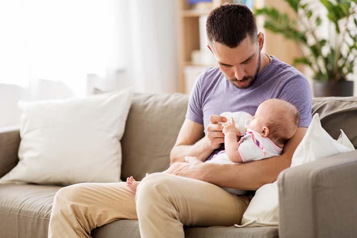 If your bottle fed baby has suck blisters, use a paced feeding bottle.