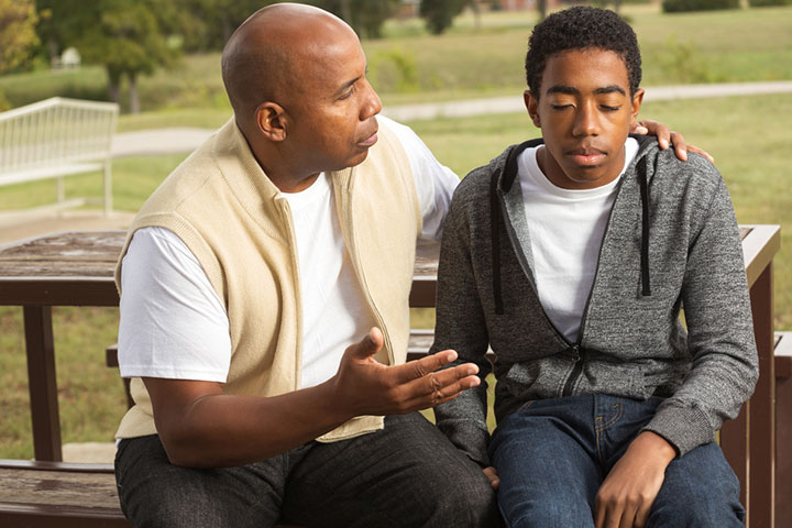 Let the teen speak when they feel comfortable