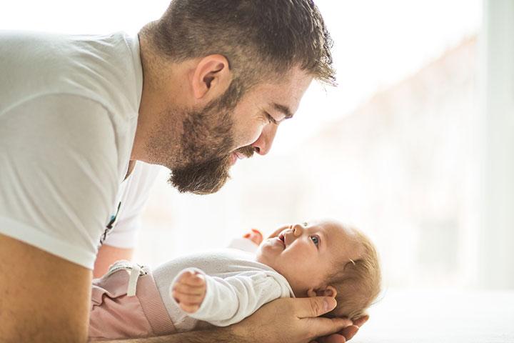 Looking up at daddy, Baby poems