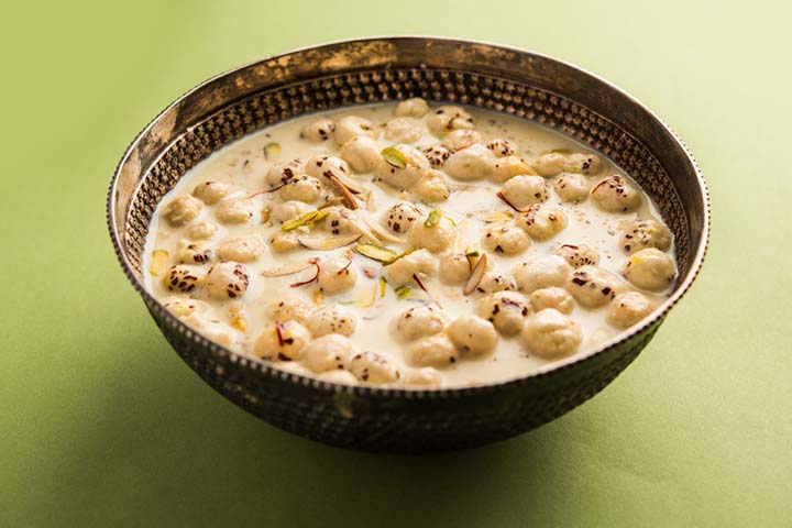 Makhana kheer is a delicious recipe