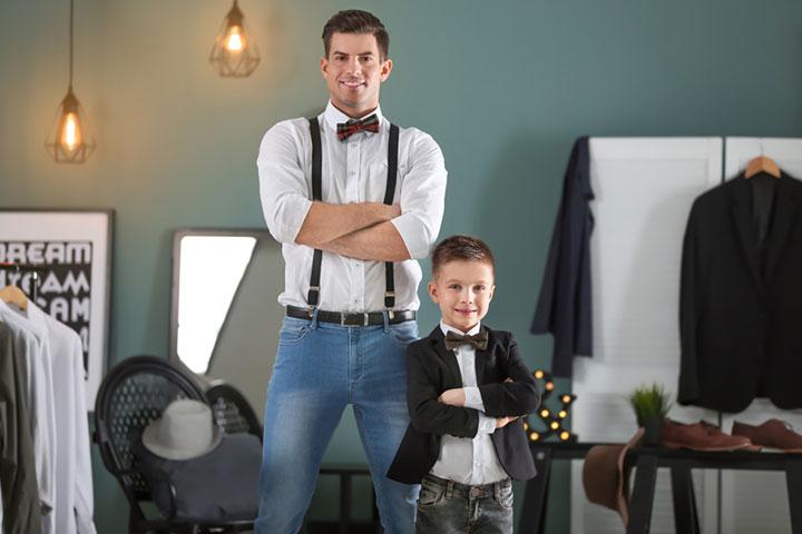 My uncle is Mr. Stylish of our family