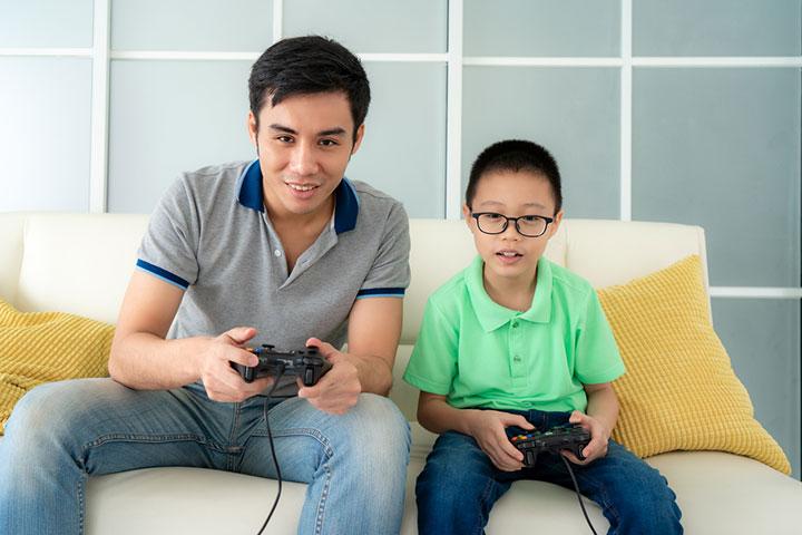 My uncle lets me beat him at any game we play