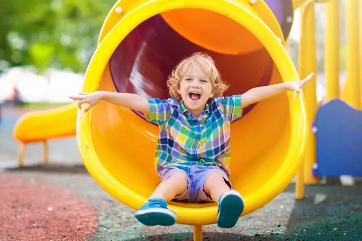 Playground-safety-for-kids-for-sliding