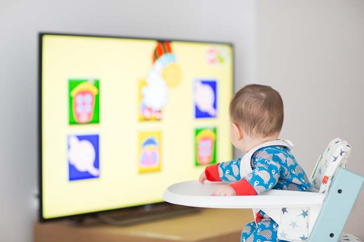 Speech and language may be delayed if baby is glued to TV