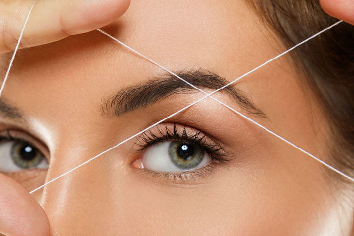 Threading can be helpful for temporary hair removal.
