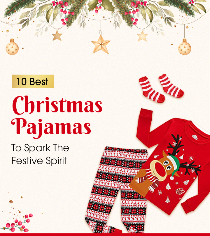 Ekouaer Childrens Christmas Pjs Santa Claus Pattern Warm Flannel