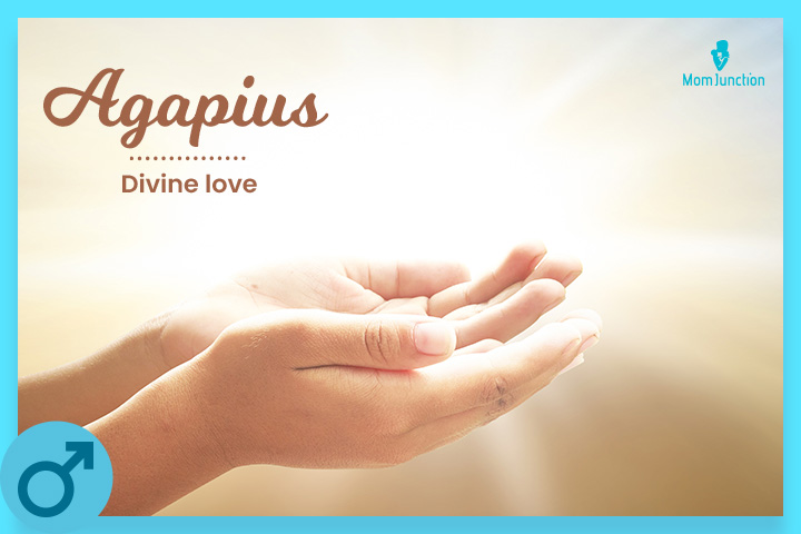 Agapius has a Latin origin. 